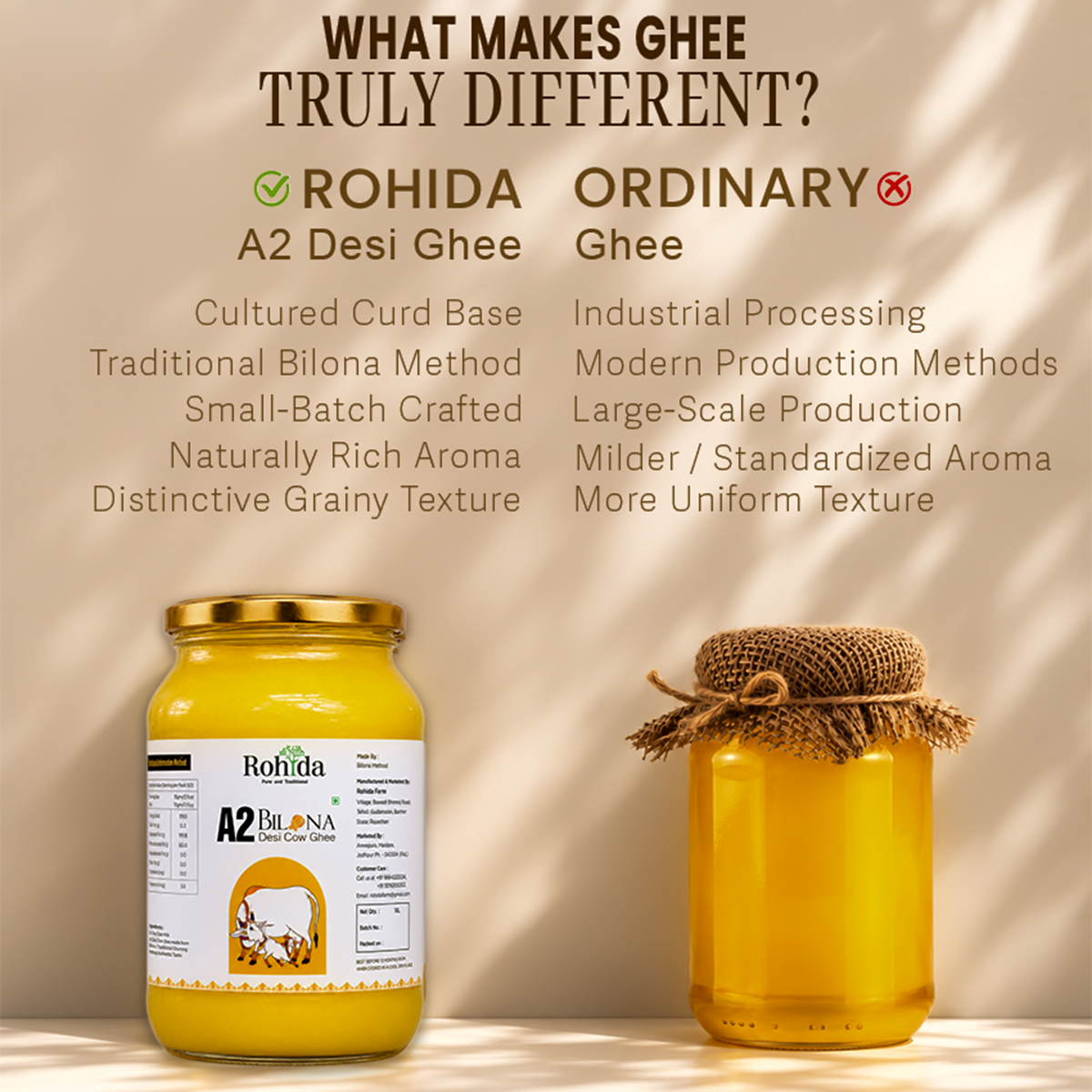 A2 Desi Cow Bilona Ghee